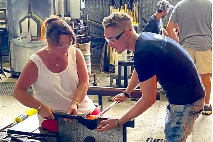 Private Three Piece Glassblowing Lesson for up to 6 people
