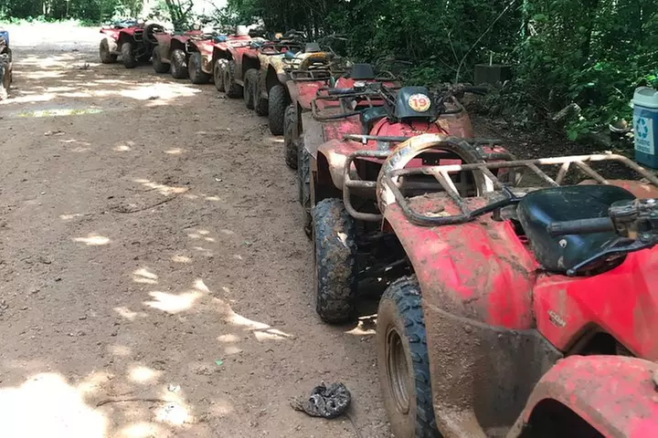 Cancun Best ATV Tour, Ziplines and Cenote Swim with Lunch