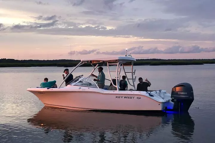 2-HR Private Hilton Head Sunset Cruise – Dolphin & Coastal Views