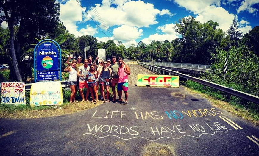 Image 2: Byron Surrounds: Nimbin Waterfall Adventure - Swimming Tour
