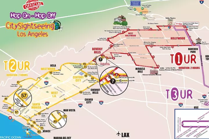Hop-On Hop-Off Bus Tour Hollywood and Los Angeles - Primary Image