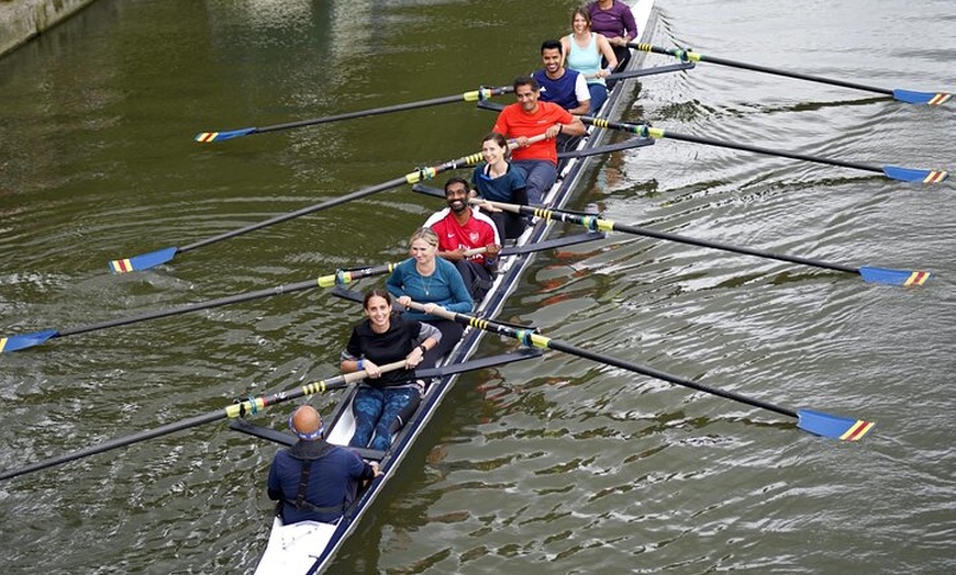 Image 1: Rowing experience in Cambridge! No experience required