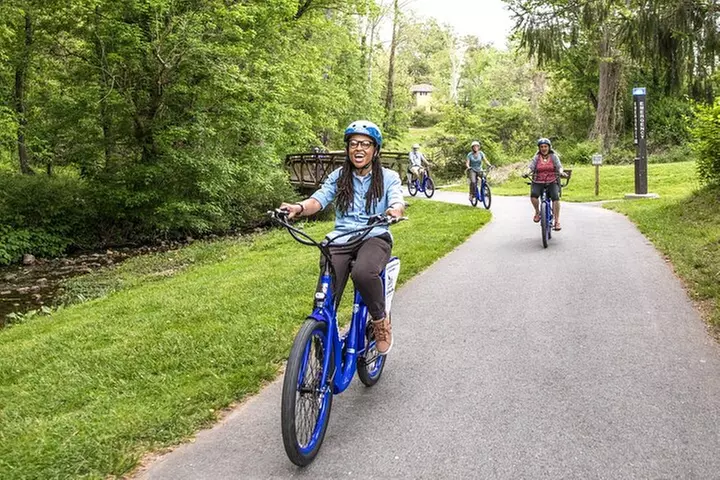 Asheville Historic Downtown Guided Electric Bike Tour with Scenic V...