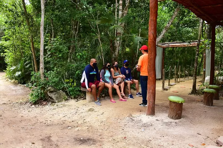 Amazing Experience ATV (shared), Zipline and Cenote + Round Transpo...