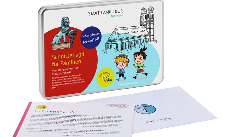 Image 5: Selbstgeführte Sightseeing Schnitzeljagd für Familien in München