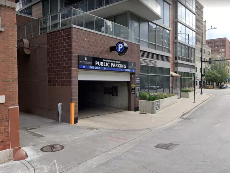 Parking at 730 South Clark St. Garage