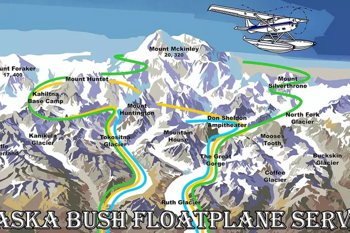 Small-Group Flight Denali National Park Tour with Guided Hike