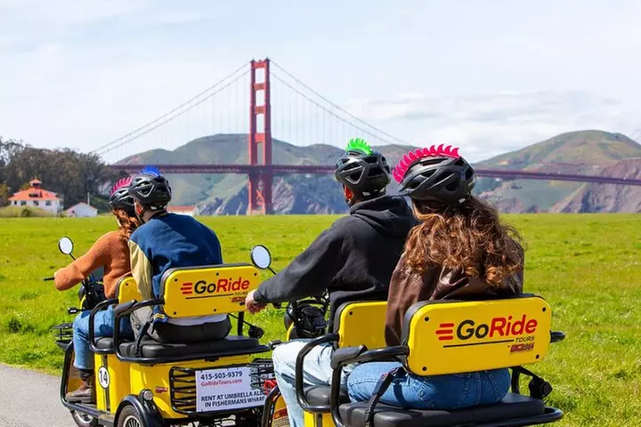 Wharf to Golden Gate Bridge - GoRide Electric Scooter Rentals