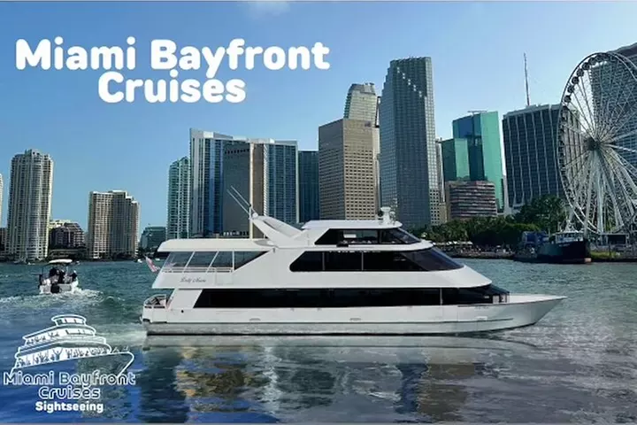 Miami: Biscayne Bay Star Island Sightseeing Cruise+Miami Skyline