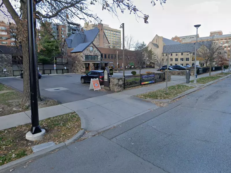 Parking at First Baptist Church Lot - Second Medium