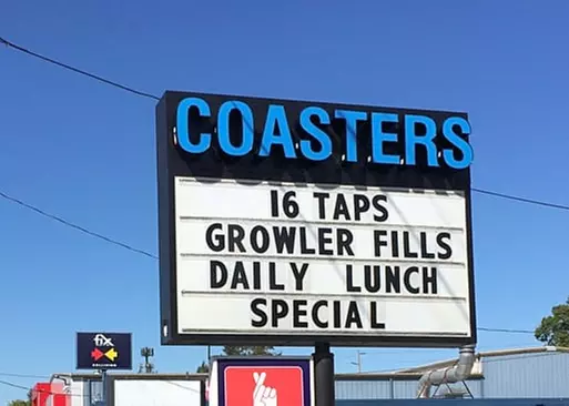 5% Cash Back at Coasters Brew Pub
