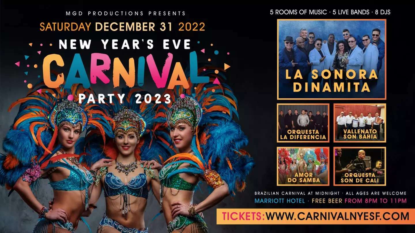 New Year event - Marriott Hotel San Mateo - Saturday, Dec 31, 2022 / 8:00pm - Primary Image