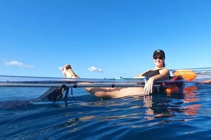 Clear Bottom Kayak and Snorkel Tour at Turtle Town, Makena