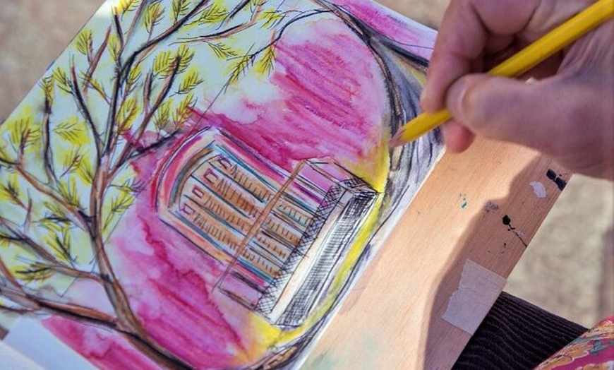 Image 3: Pinta Acuarelas en rincones de Málaga La Bella