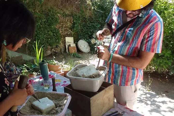 Talla de piedra en Cercedilla/Madrid