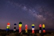 California Desert, Seven Magic Mountains and Las Vegas Sign - Second Medium
