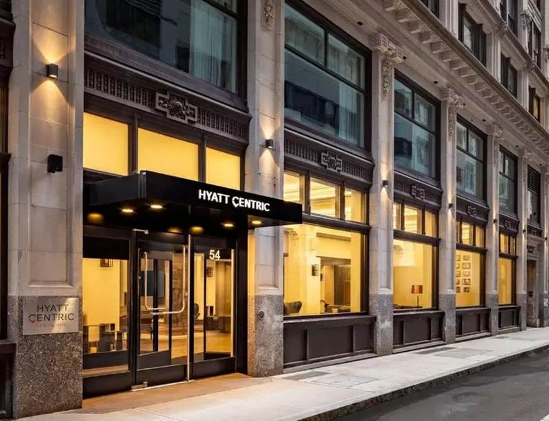 Parking at Hyatt Centric - Valet Kiosk