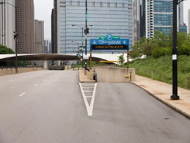 Parking at Millennium Park - Underground Entrance