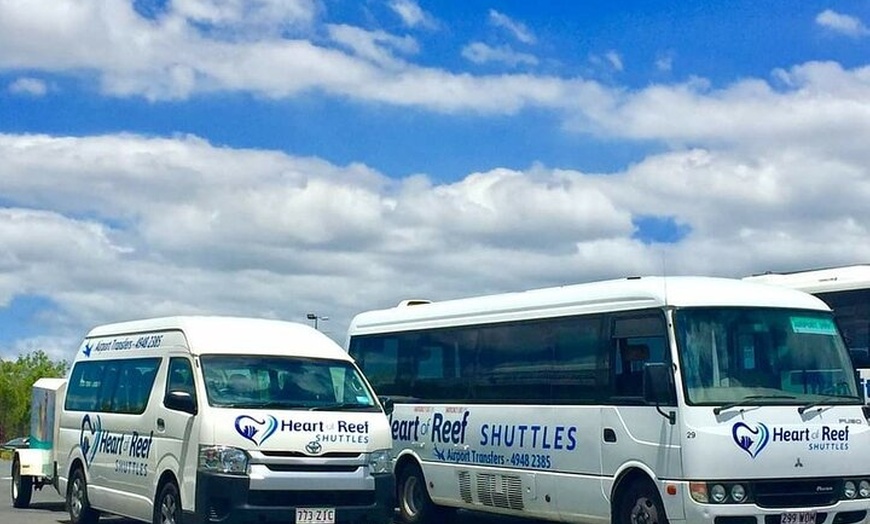 Image 1: Airport Transfers - Return (round fare) share shuttle service