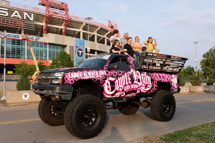 90-Minute Monster Truck Joyride City Tour of Nashville