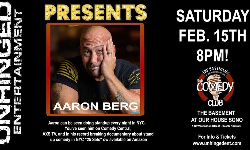 Comedian Aaron Berg - Comedian Aaron Berg | Groupon