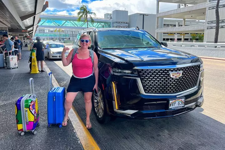 One-Way VIP Transfer: Honolulu Airport, Waikiki, Cruise Port