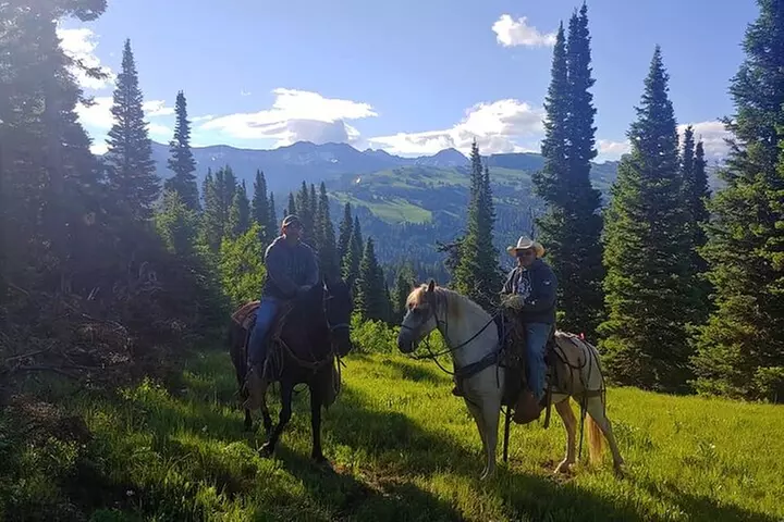 High Mountain scenic trail rides in the Teton Range