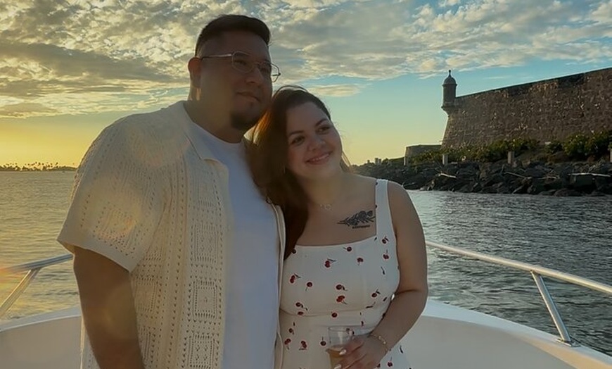 Image 42: Private Old San Juan Bay Boat Sunset-Night Cruise