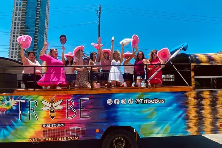 Austin Murals & Mimosas Roofless Party Bus Tour