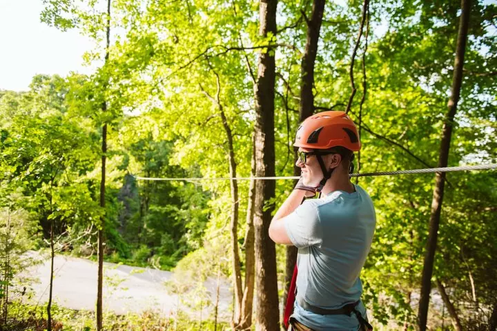 Bransons Best Zipline - Great Woodsman Canopy Tour