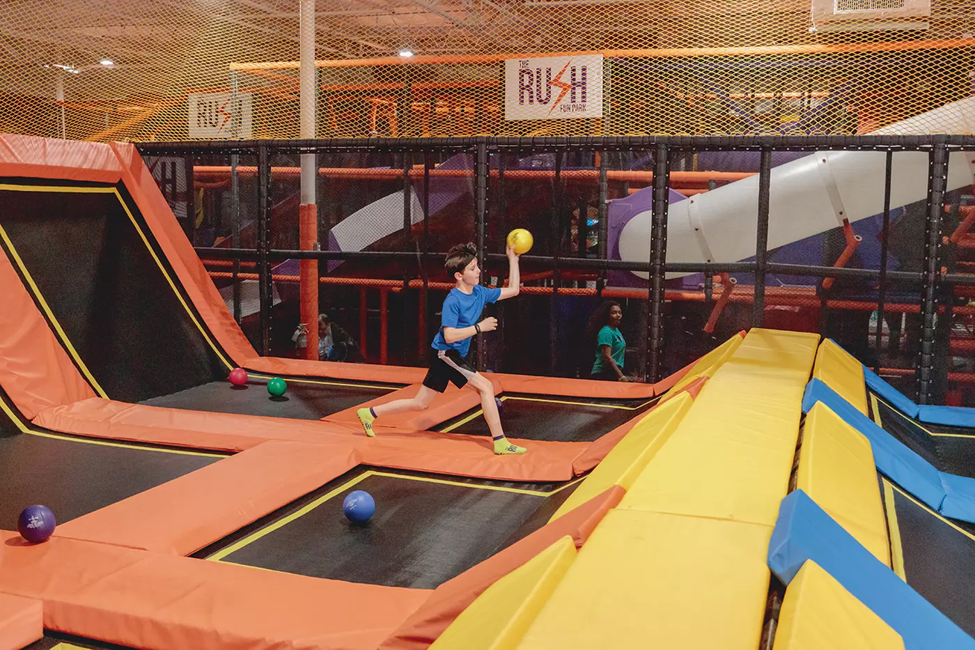 $18.45 For (2) 2-Hour Fun Park Passes With RUSH Socks (Reg. $36.90) - Primary Image