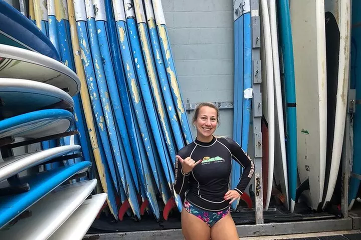 Surfing Lessons On Waikiki Beach