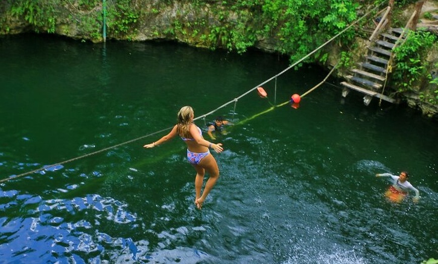 Image 17: ATV Ziplines Aquazip and Bungee Adventure at Cenote