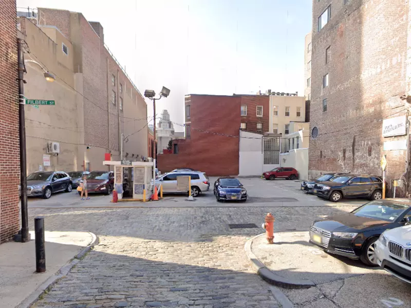 Parking at 210 Filbert St. Lot