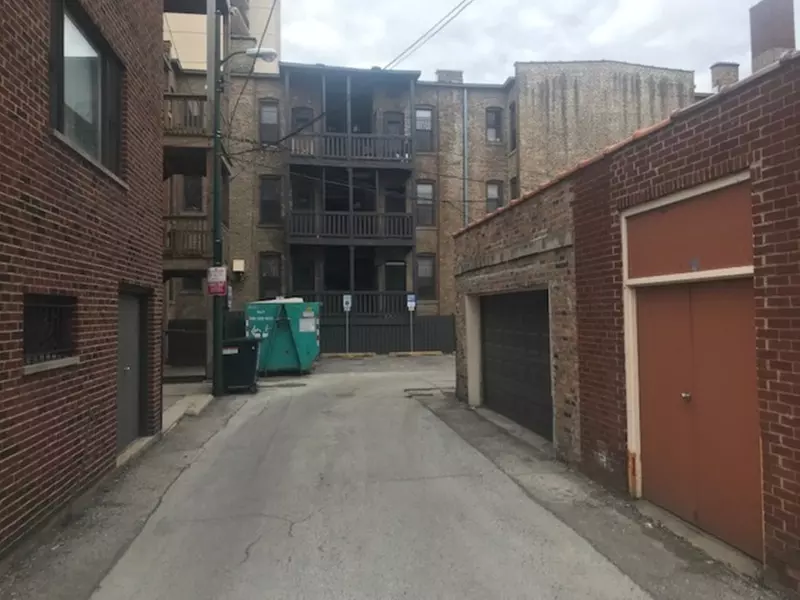 Parking at Alley Entrance - 1552 N. La Salle Dr. Lot