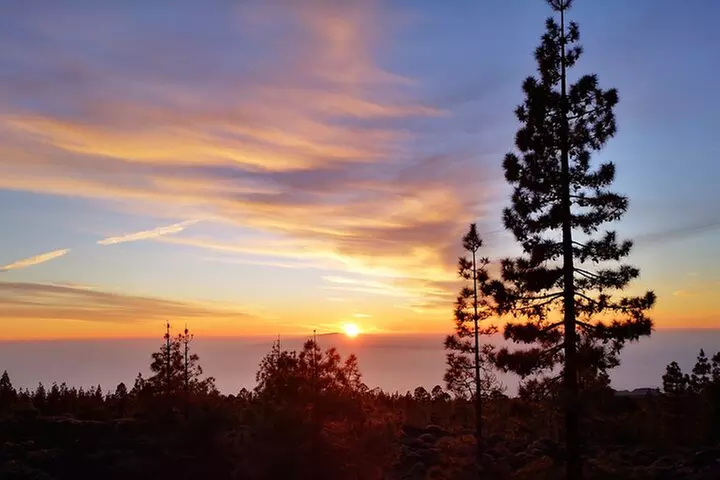 Parque Nacional Teide con furgoneta