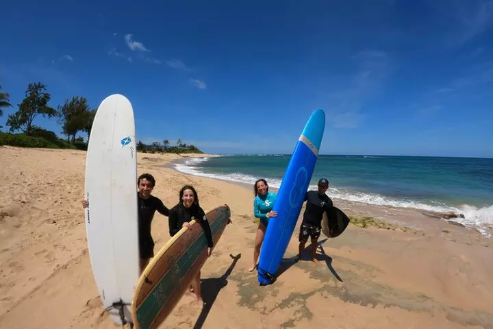 Beginner Surf Lesson in North Shore, Oahu