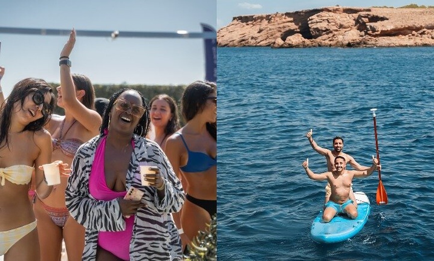 Image 19: Paseo en barco de 5 horas por Ibiza con almuerzo, 6 bebidas, tablas...