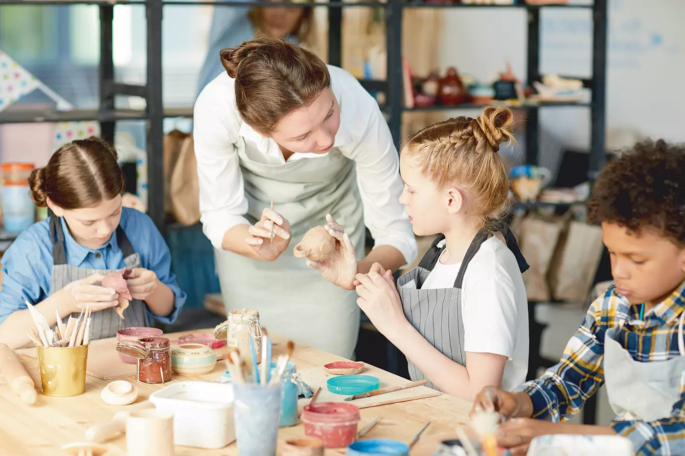 $25 For A Pottery Package For 2 People - Includes Paint Supplies & 2 Ceramic Pieces (Reg. $50) - Second Medium