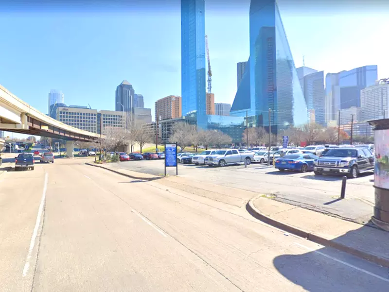 Parking at 1100 McKinney Ave. Lot