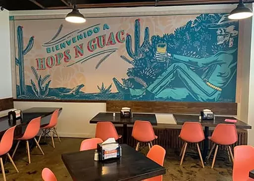 5% Cash Back at Hops N Guac