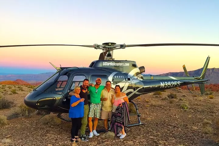 Valley of Fire Helicopter Tour and Landing with Champagne Toast