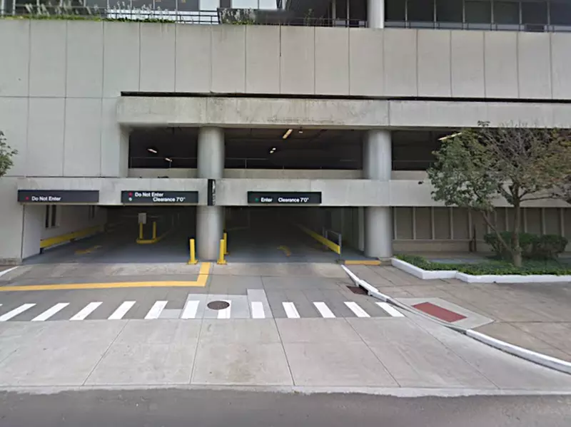 Parking at 263 Tresser Blvd. Garage