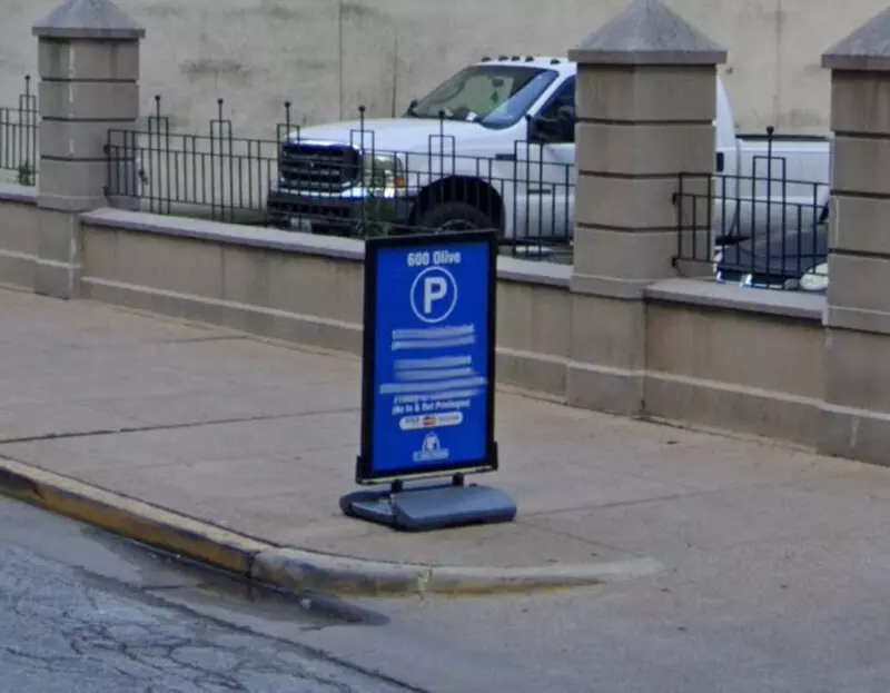 Parking at 6th & Olive St. Lot - Second Medium