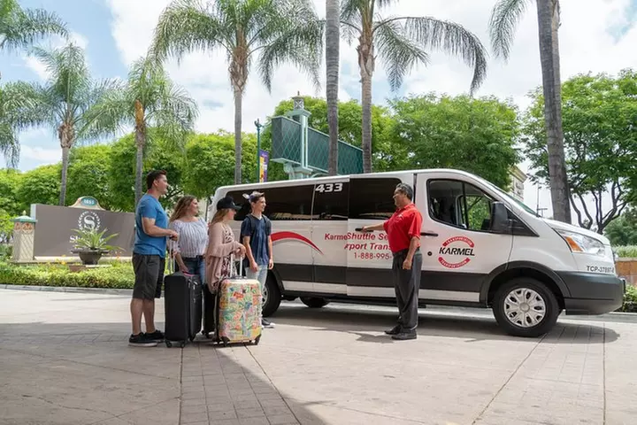 Private Van Airport Departure Transfer: Anaheim Resort to John Wayn...