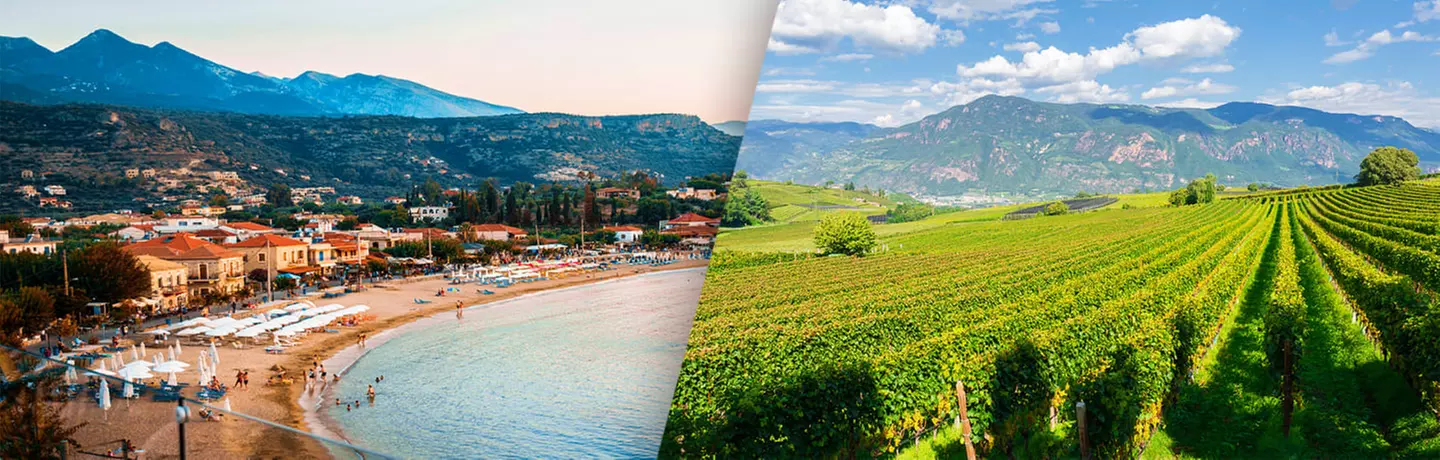 ✈ GRIECHENLAND | Peloponnes - Roadtrip durch den Peloponnes 3*, 7 Nächte - Rundreise mit dem Mietwagen - Primary Image