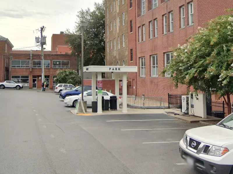 Parking at 111 E. Main St. Lot