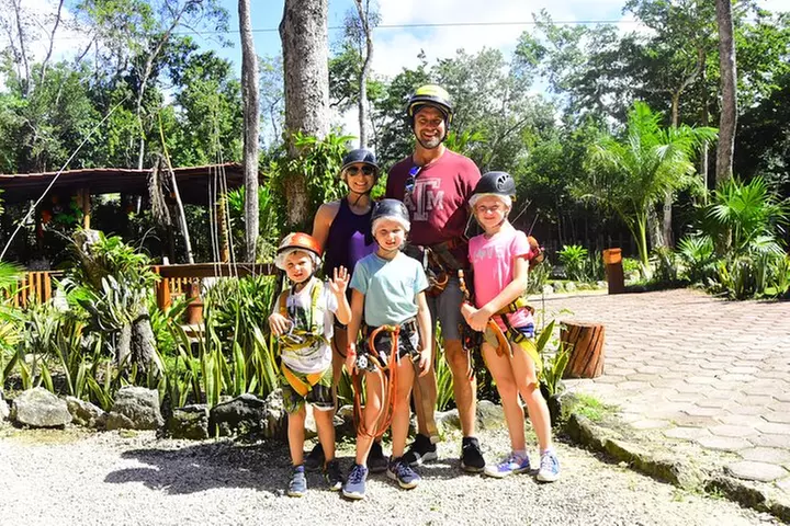 Small Group ATV (Shared) Tour, Zipline with Cenote From Cancun