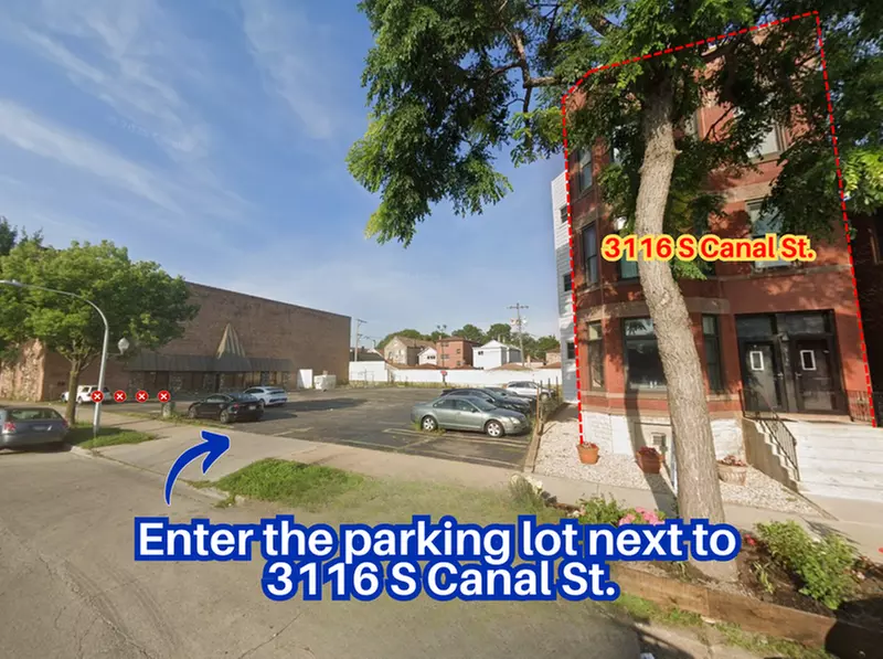 Parking at 3120 S. Canal St. Lot