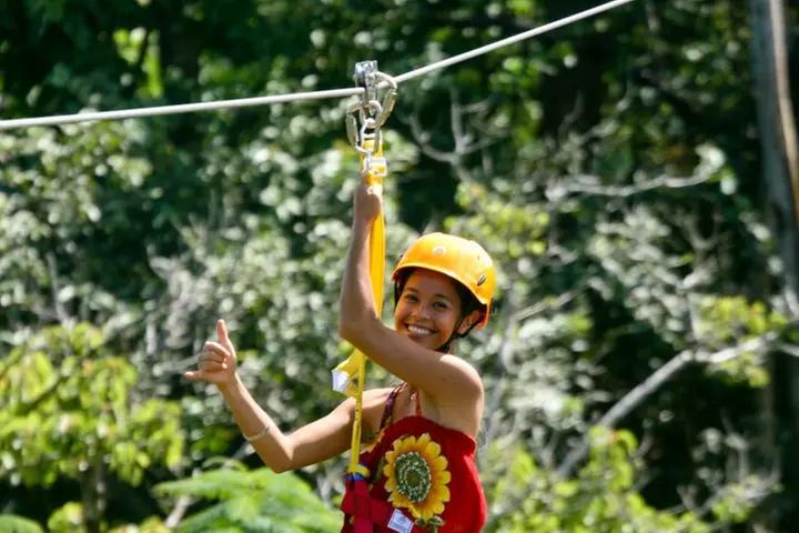 Big Island: 8-Zipline & Suspension Bridge Waterfall Adventure